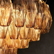 Chiaray Glass Multi-Tier Round Chandelier 47