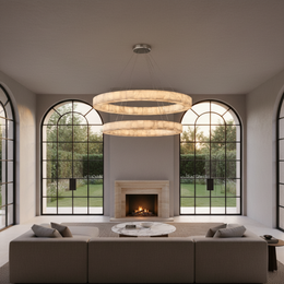 Rivage 2-Tier Round Chandelier 60