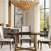Chiaray Glass Multi-Tier Round Chandelier 47