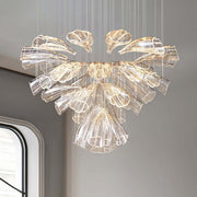Glass Lotus Chandelier