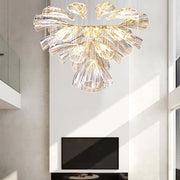Glass Lotus Chandelier