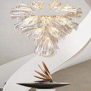 Glass Lotus Chandelier