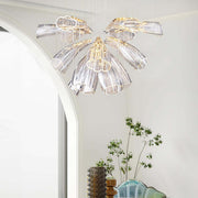 Glass Lotus Chandelier
