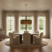 Chandelier Tissot L - Antique Brass Finish