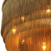 Chandelier Tissot L - Antique Brass Finish
