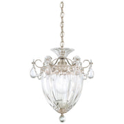 French retro all copper carved crystal Pendant light