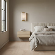 Hand-Carveds Alabaster Sconce H11