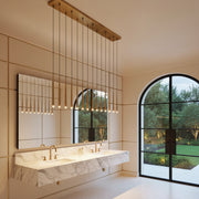 Aquitaine Linear Chandelier Light 48