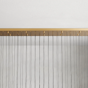 SOLITAIRE LINEAR CHANDELIER 37'' 50'' 70'' 87