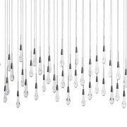 SOLITAIRE LINEAR CHANDELIER 37'' 50'' 70'' 87