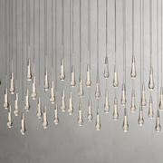 SOLITAIRE LINEAR CHANDELIER 37'' 50'' 70'' 87