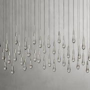 SOLITAIRE LINEAR CHANDELIER 37'' 50'' 70'' 87