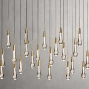 SOLITAIRE LINEAR CHANDELIER 37'' 50'' 70'' 87