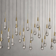SOLITAIRE LINEAR CHANDELIER 37'' 50'' 70'' 87