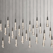 SOLITAIRE LINEAR CHANDELIER 37'' 50'' 70'' 87