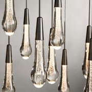 SOLITAIRE LINEAR CHANDELIER 37'' 50'' 70'' 87