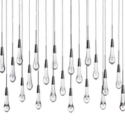 SOLITAIRE LINEAR CHANDELIER 37'' 50'' 70'' 87