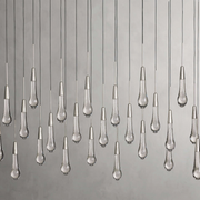 SOLITAIRE LINEAR CHANDELIER 37'' 50'' 70'' 87