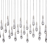 SOLITAIRE LINEAR CHANDELIER 37'' 50'' 70'' 87