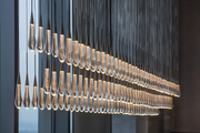 SOLITAIRE LINEAR CHANDELIER 37'' 50'' 70'' 87