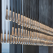 SOLITAIRE LINEAR CHANDELIER 37'' 50'' 70'' 87