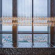 SOLITAIRE LINEAR CHANDELIER 37'' 50'' 70'' 87