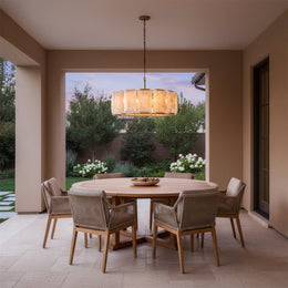 Harlowe Calcite Round Chandelier 31