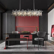 Art Irregular Block Collection Crystal Chandelier