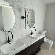 Boule De Crystal Ball Clear/Smoke Wall Sconce H9