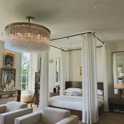 Cielo Glass Tube  Round Chandelier 60
