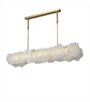 Modern August Marble Linear Chandelier