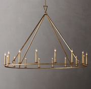 19Th C. English Openwork Round Chandelier