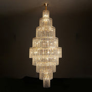 Aria Tiered Crystal Foyer Chandelier