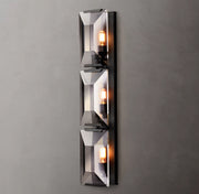 Harlow Crystal Triple Wall Sconce H 32