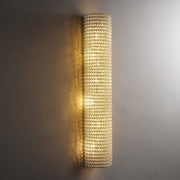 Halo Clear Crystal Beads Wall Sconce 36