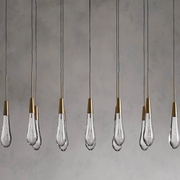 SOLITAIRE LINEAR CHANDELIER 37'' 50'' 70'' 87