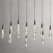 SOLITAIRE LINEAR CHANDELIER 37'' 50'' 70'' 87