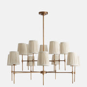 Isobella Chandelier, Antiqued Brass, Large