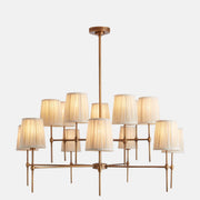 Isobella Chandelier, Antiqued Brass, Large