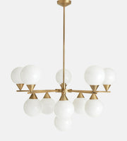 Spindle Glass Chandelier 35.4