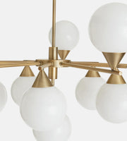 Spindle Glass Chandelier 35.4