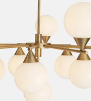 Spindle Glass Chandelier 35.4