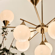 Spindle Glass Chandelier 35.4