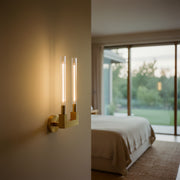 Cannele Double Head Candlestick Wall Sconce , Wall Lamps