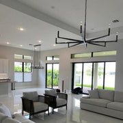 Thaddeus Round Chandelier 60'', Contemporary Chandelier Bedroom