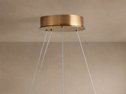 Halima Alabaster Halo Chandelier 36'' 48''D
