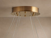 Halima Alabaster Halo Chandelier 36'' 48''D