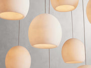 Arica Alabaster Rectangular Modern Dining Room Light Fixtures, Living Room Chandeliers