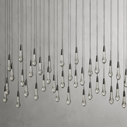 SOLITAIRE LINEAR CHANDELIER 37'' 50'' 70'' 87