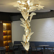 Creative Bionic Resin Leaves Chandelier for Living Room/Dining Room/Staircase